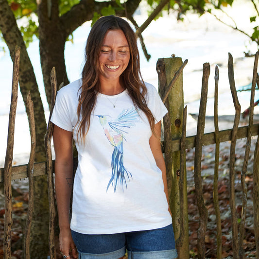 Hummingbird Organic Cotton Graphic T-Shirt