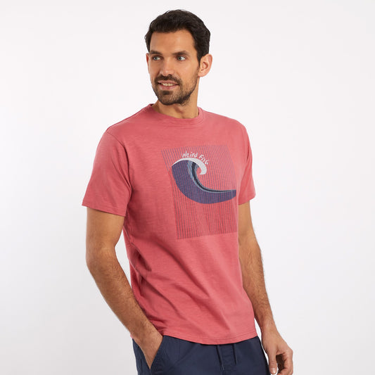 Tidal Organic Cotton Graphic T-Shirt Berry