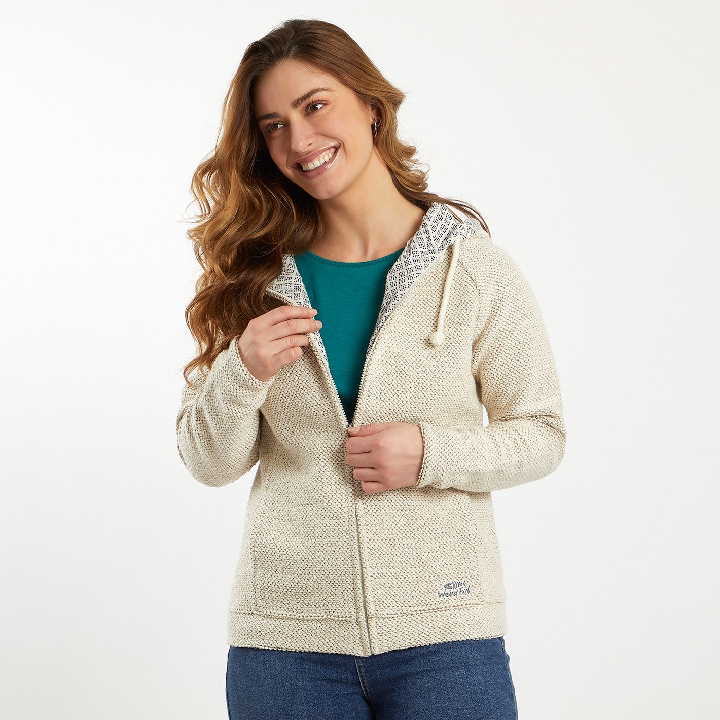 Chicoa Classic Macaroni Hoodie Ecru