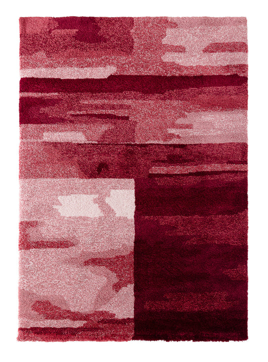 Fog - pile carpet burgundy
