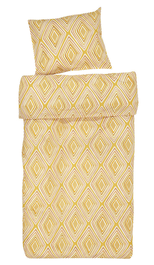 Triangel duvet cover set yellow different sizes