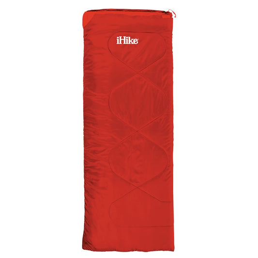 Red softshell sleeping bag