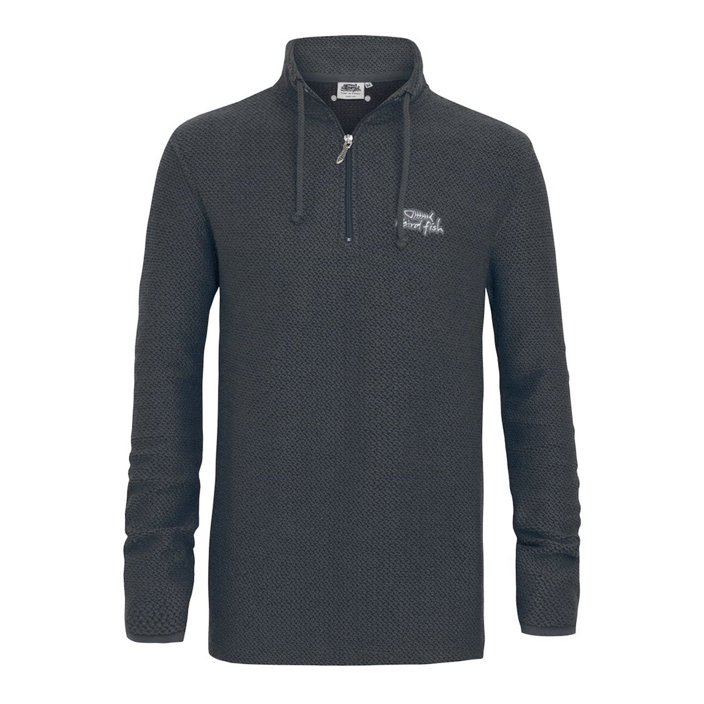 Cruiser 1/4 Zip Classic Macaroni Sweatshirt Dark Grey