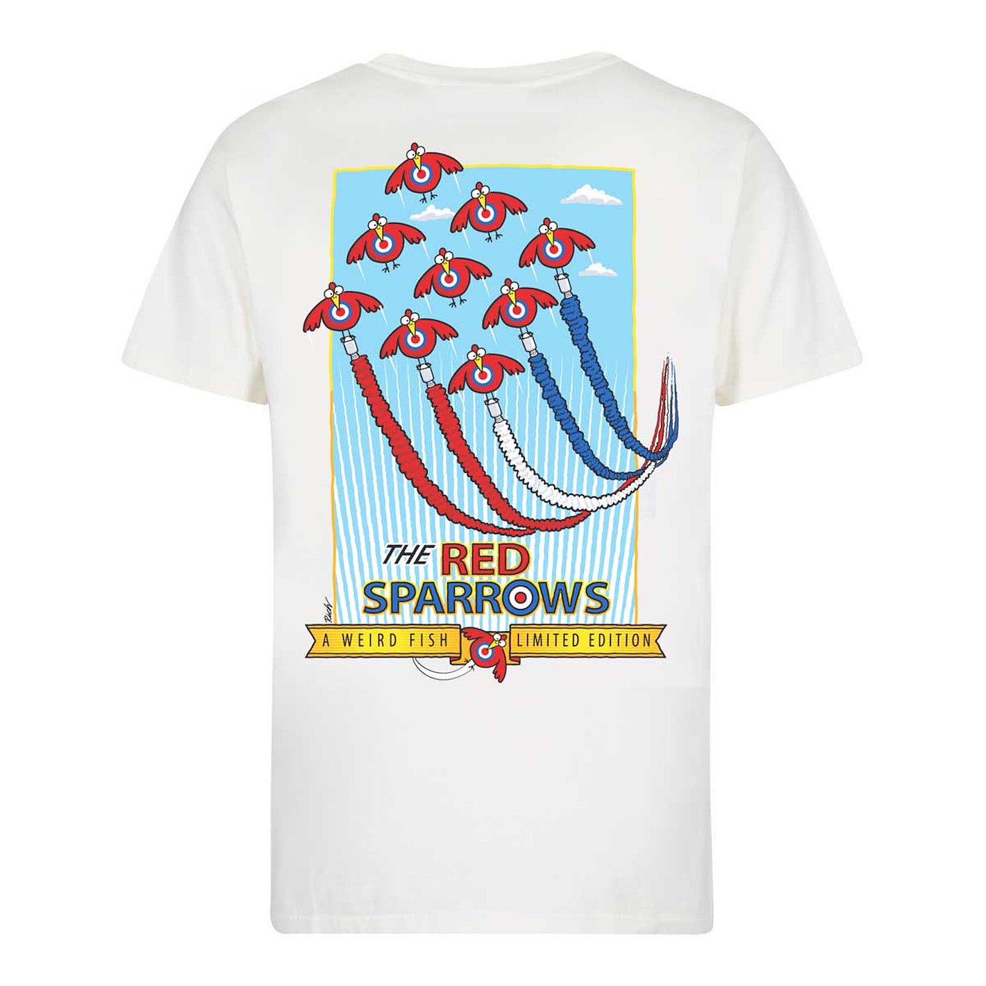 Red Sparrows Artist T-Shirt Marshmallow