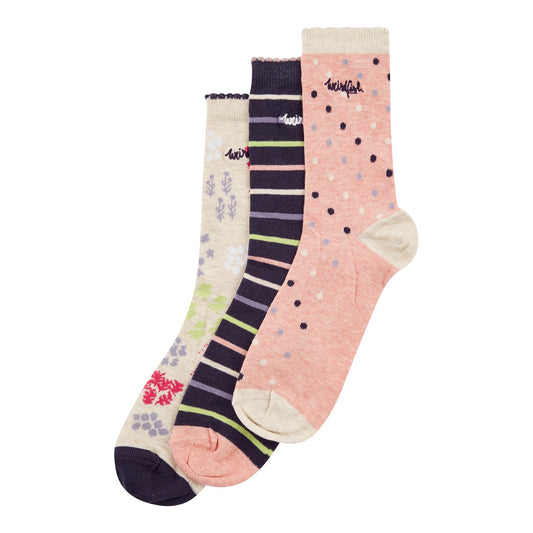 Parade Patterned Sock 3 Pack