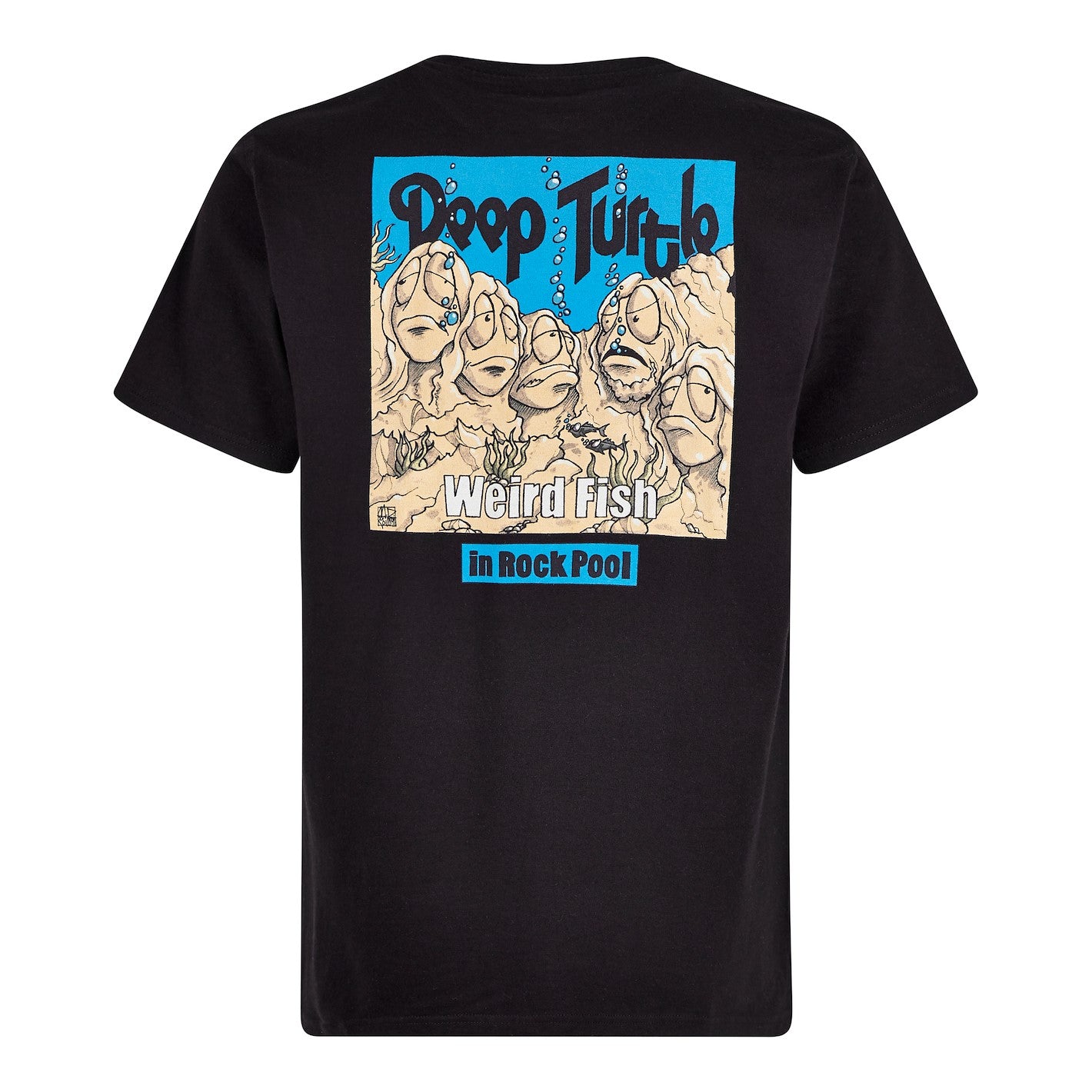 Deep Turtle Artist T-Shirt Black