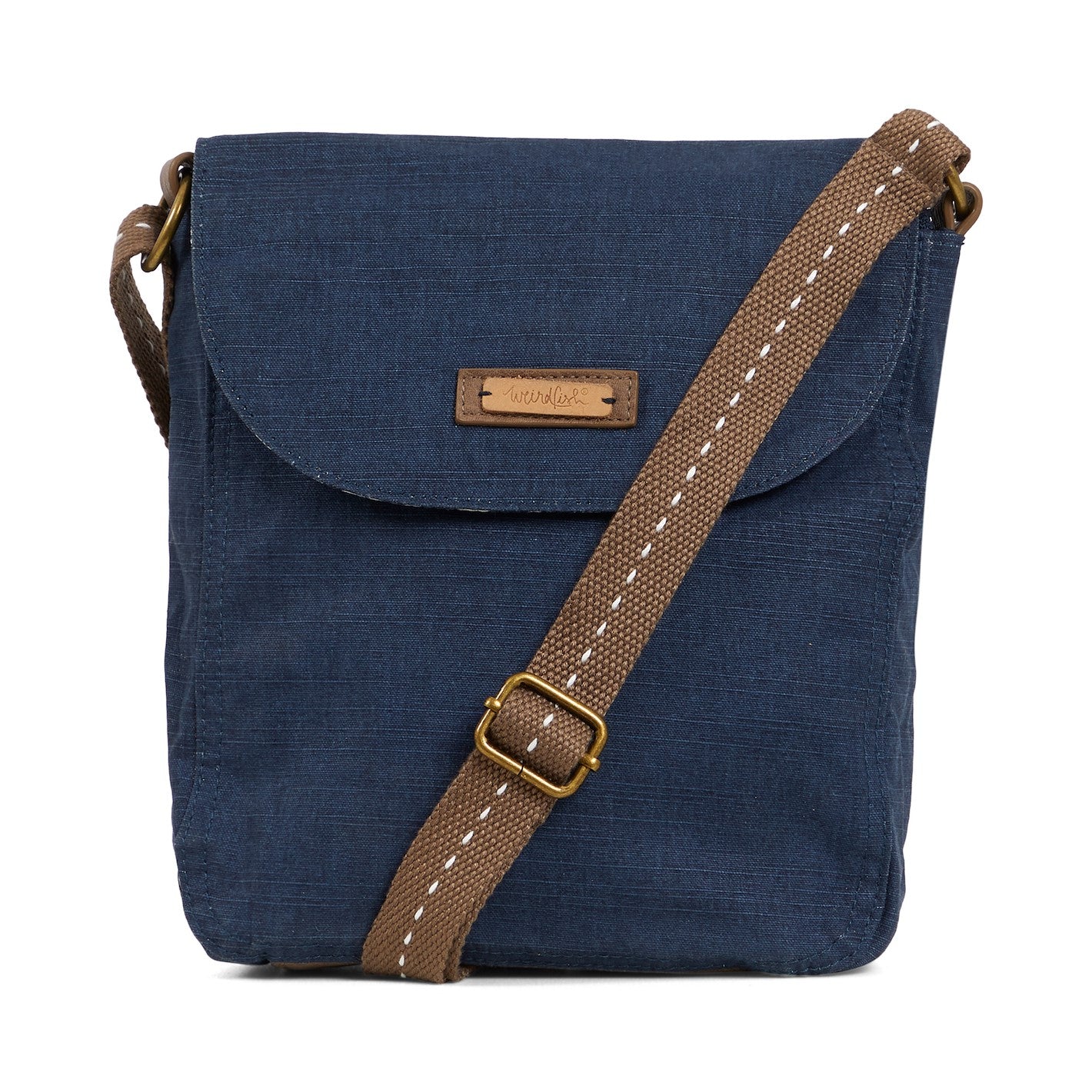 Loula Plain Cross Body Bag Navy