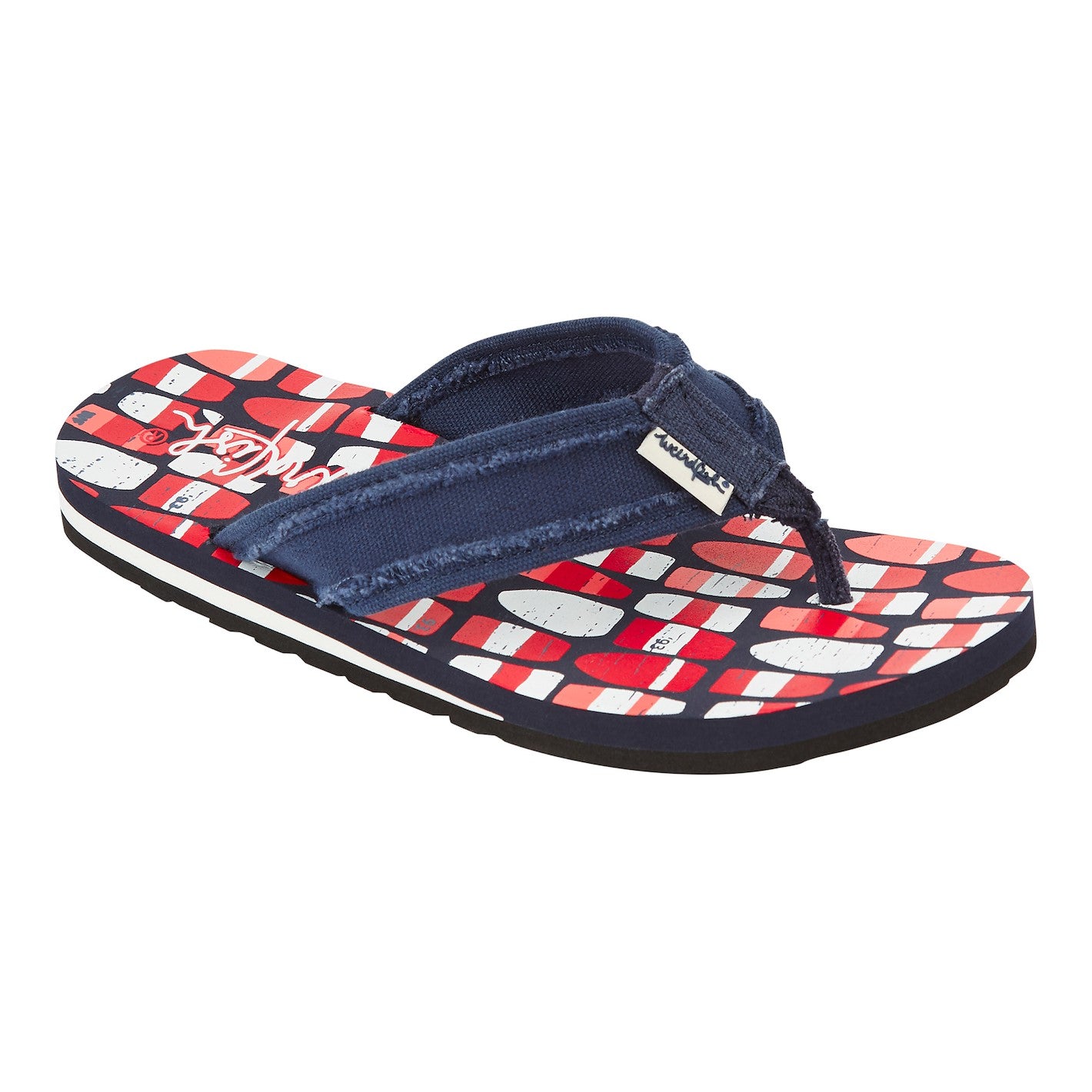 Salcombe Printed Flip Flop Radical Red