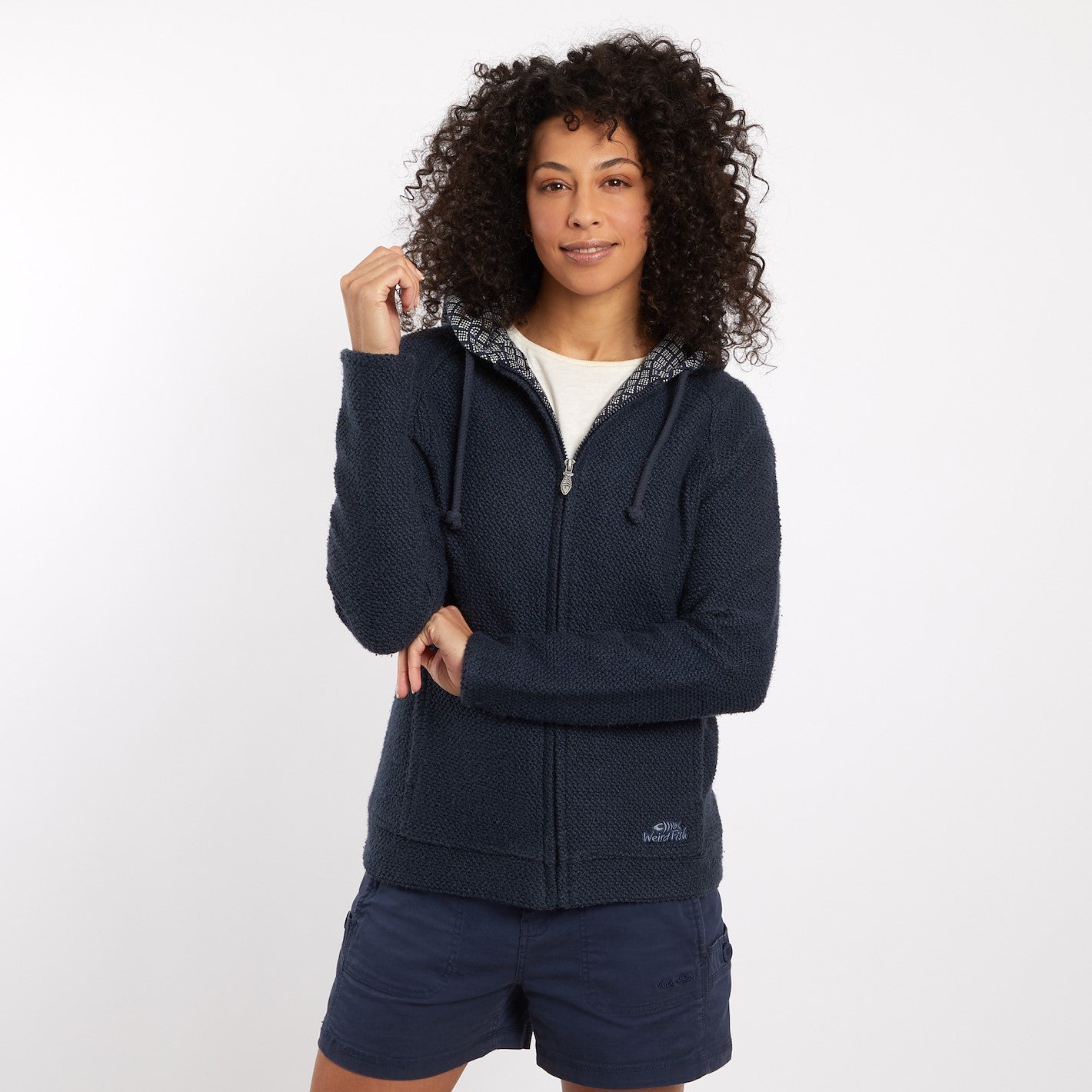 Chicoa Classic Macaroni Hoodie Dark Navy