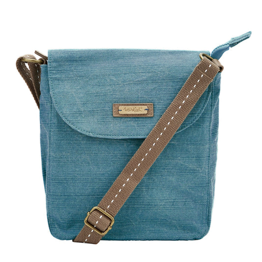 Loula Plain Cross Body Bag Deep Teal