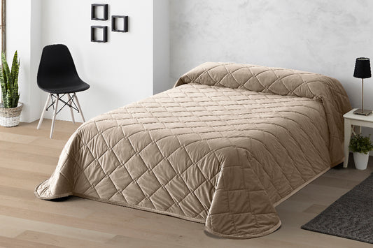 Velvet - bedspread beige