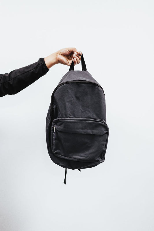 Misikids black large school bag